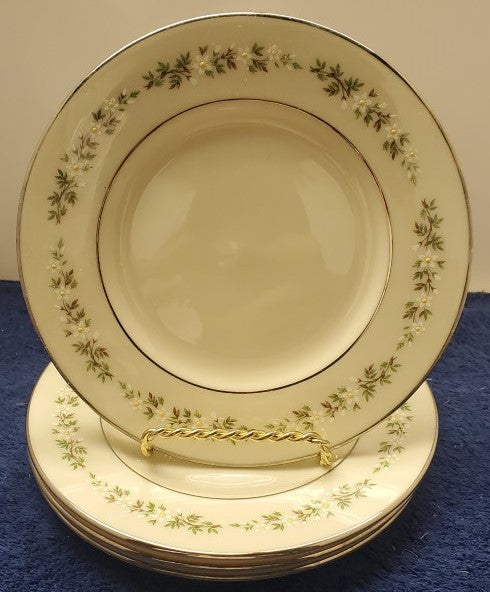 Set of 4 Lenox Brookdale Bread & Butter Plates LK