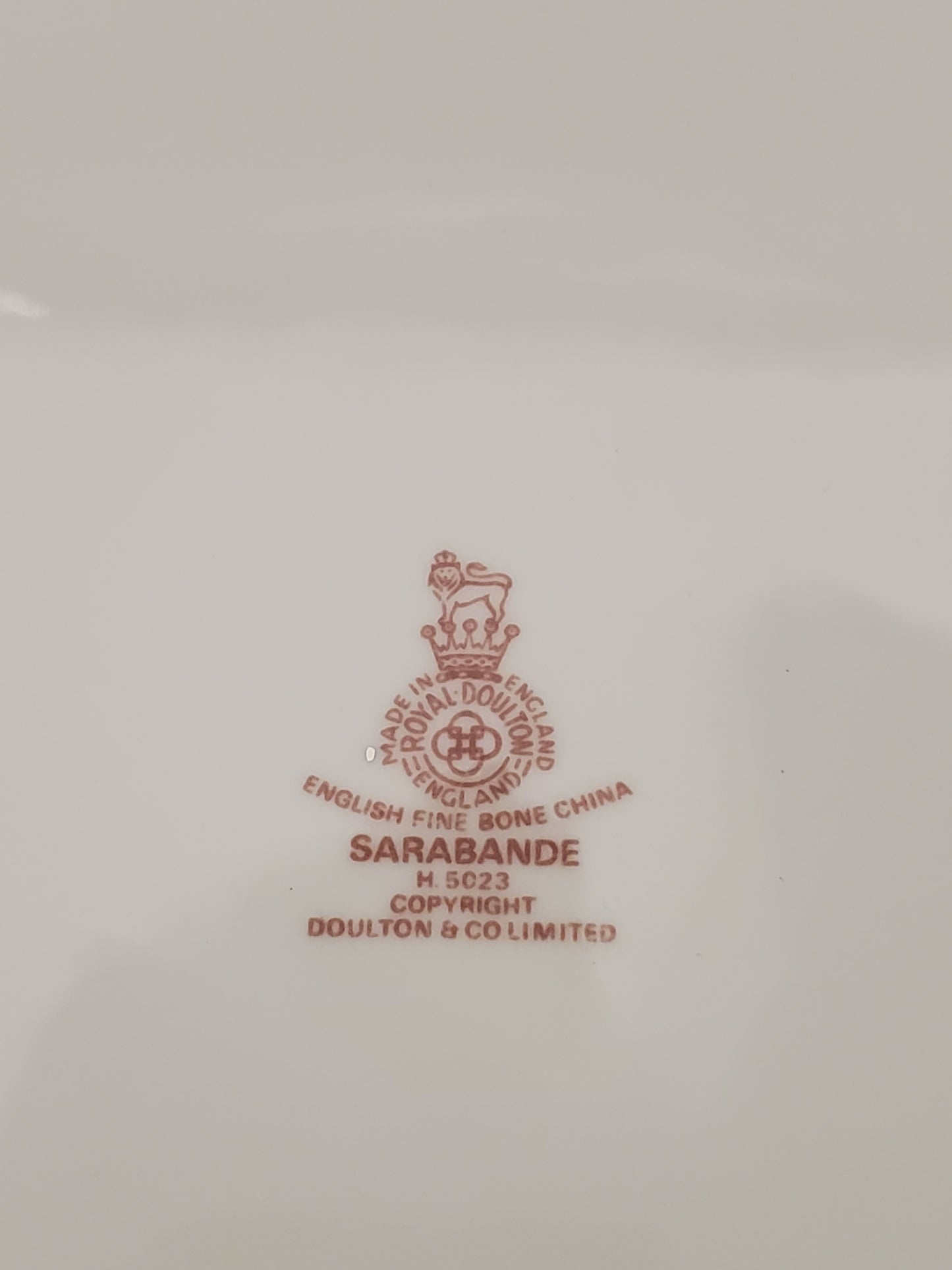 Royal Doulton Sarabande Gravy Saucer