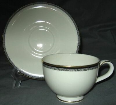 Set of 4 Royal Doulton Olympia Cup And Saucers Sets (Footed)
