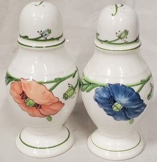 Villeroy & Boch Amapola Salt and Pepper Shaker Set (No Stoppers) – ClassicReplac