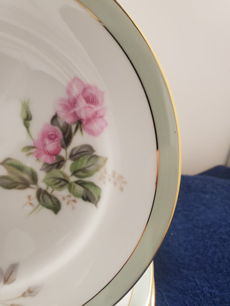 Set of 7 Noritake Priscilla Salad Plates LK