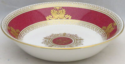 Set of 5 Wedgwood Columbia Powder Ruby (Rim and Center) Fruit/Dessert Bowls