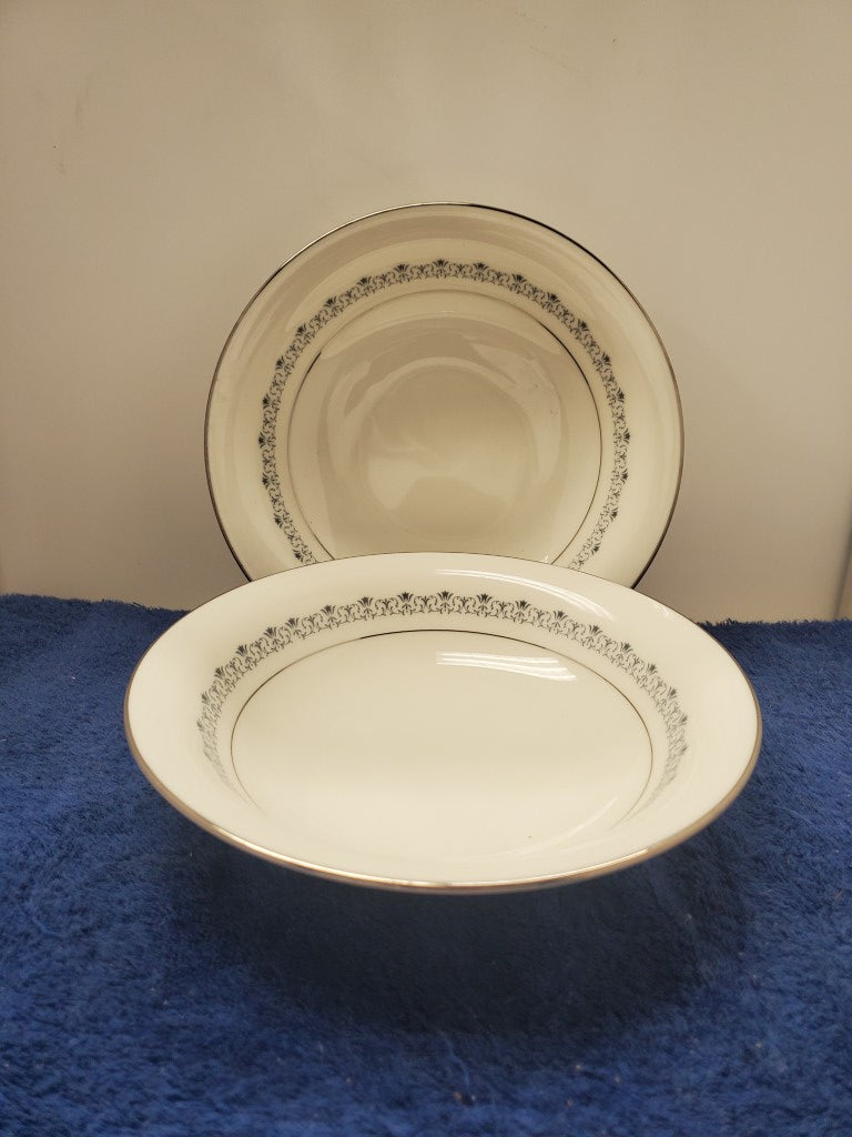 Set of 2 Noritake Geri Coupe Soup Bowls LK