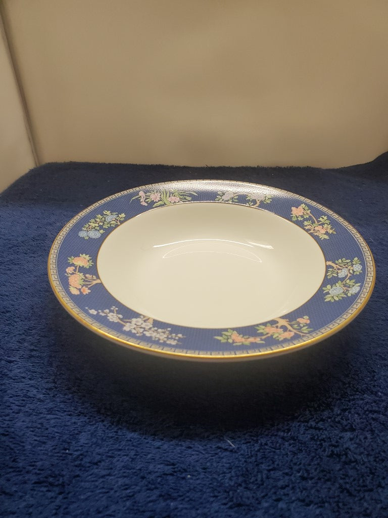 Wedgwood Blue Siam Rim Soup Bowl LK