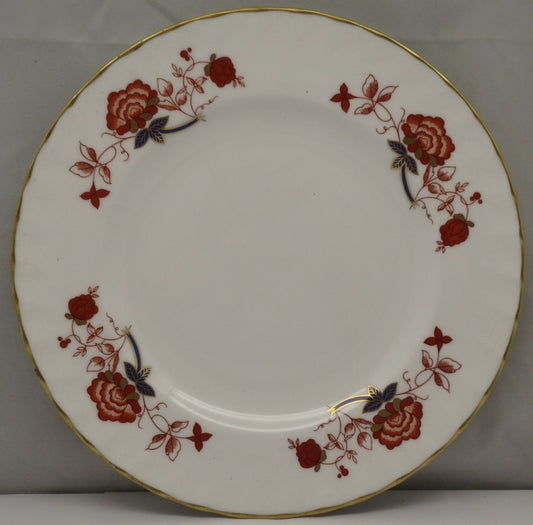 Set of 4 Royal Crown Derby Bali (Boston Shape, Swirl) Salad Plates