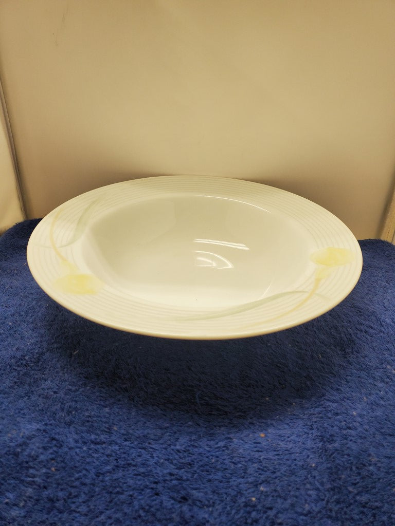 Mikasa Serenade Yellow 10" Round Vegetable Bowl LK