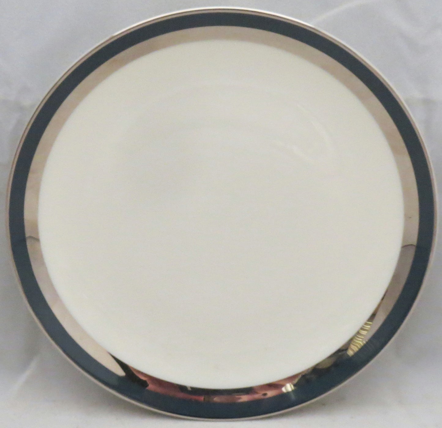 Set of 4 Gorham Black Contessa Bread & Butter Plates
