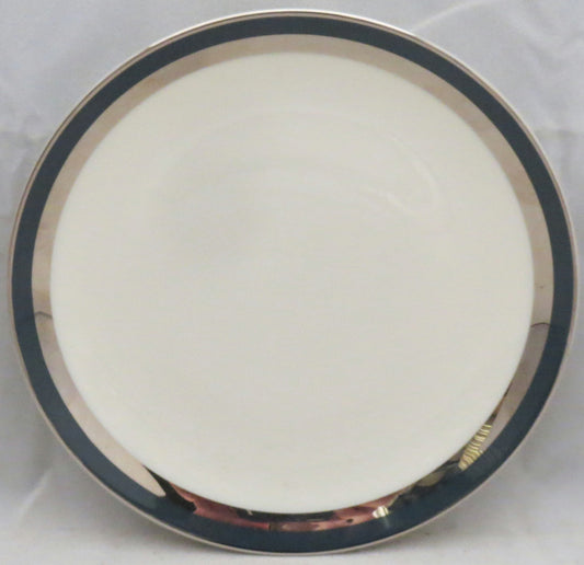 Set of 4 Gorham Black Contessa Bread & Butter Plates