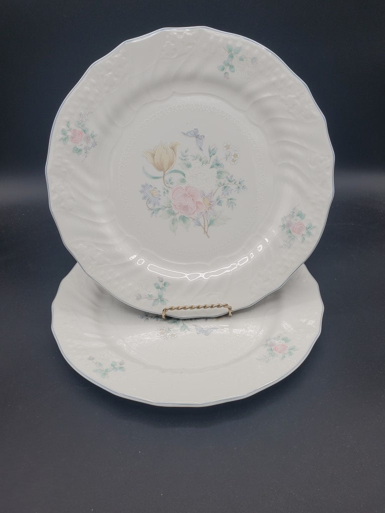 Set of 2 Royal Doulton Valencia Dinner Plates LK