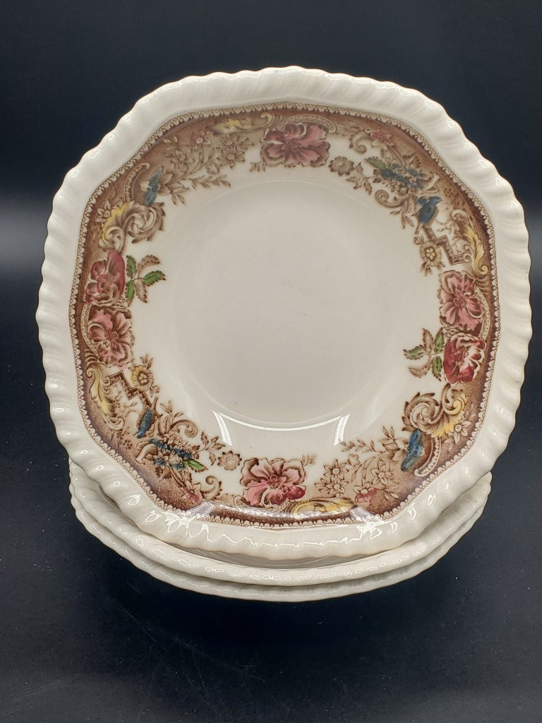 Set of 3 Johnson Brothers Devonshire Coupe Cereal Bowls LK