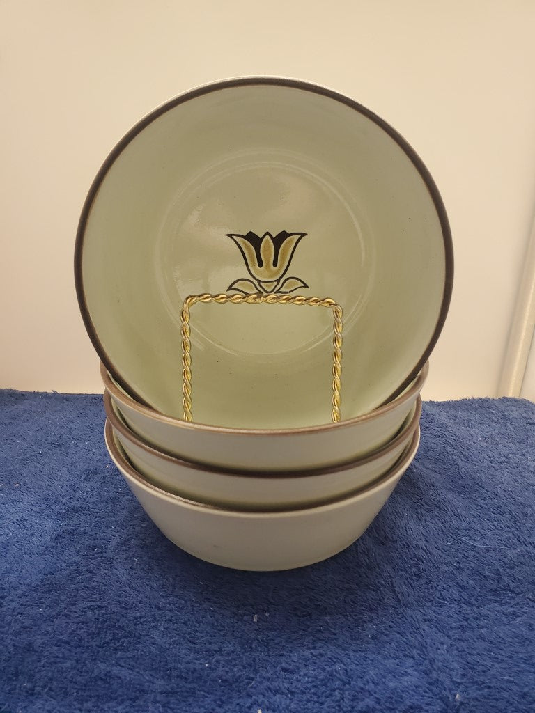 Set of 4 Denby Kimberly Coupe Soup Bowls LK