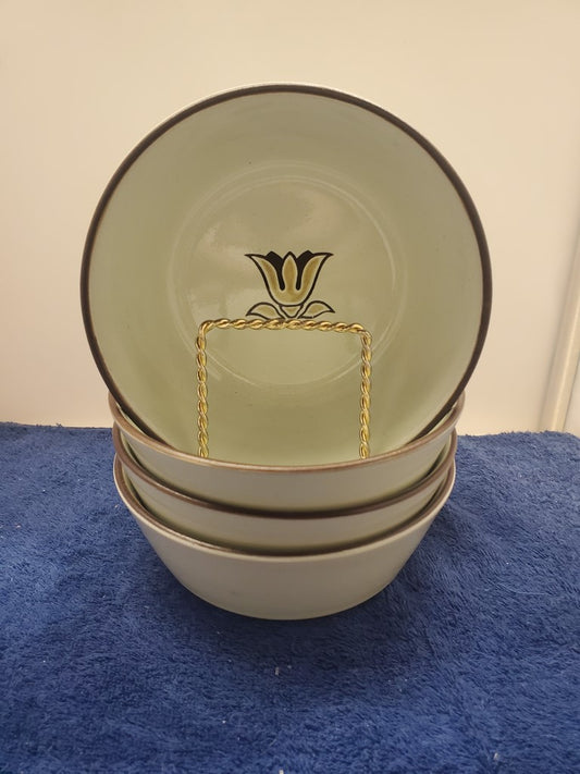 Set of 4 Denby Kimberly Coupe Soup Bowls LK