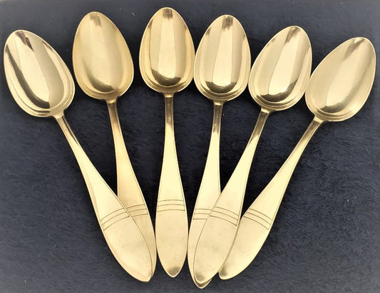 Set of 6 Christofle Orfevrerie Spoons