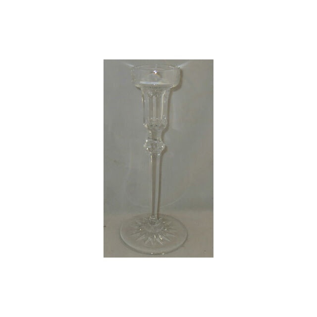 Set of 2 Rogaska Richmond (No Trim Notched-Multi-Sided) Single Light Candlestick