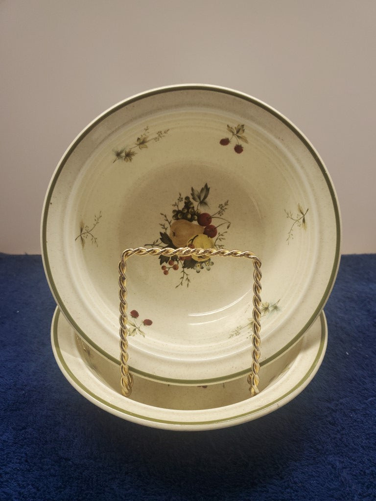 Set of 2 Royal Doulton Cornwall Cereal Bowls LK