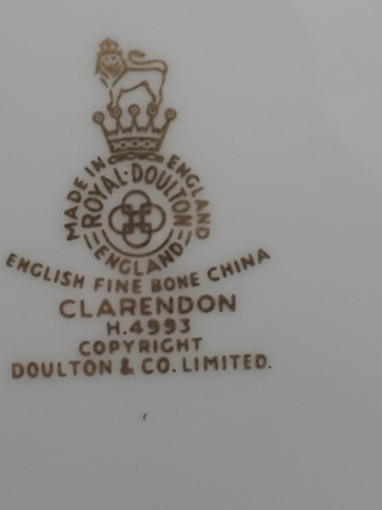 Set of 5 Royal Doulton Clarendon Bread & Butter Plates LK