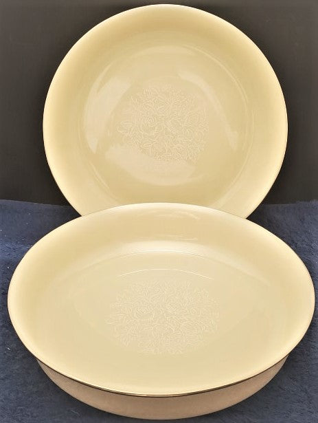 Set of 2 Lenox Moonspun Coupe Soup Bowls