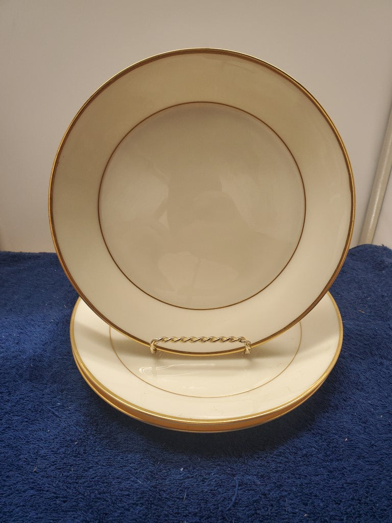 Set of 3 Lenox Reverie (Gold Trim) Bread & Butter Plates LK