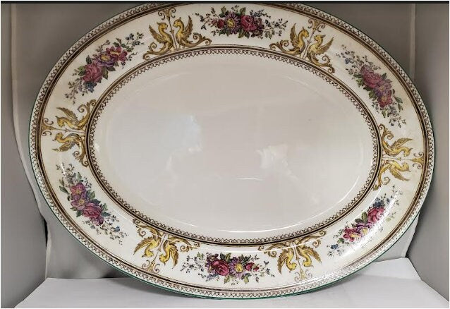 Wedgwood Columbia White (W595) Oval Platter 15" –