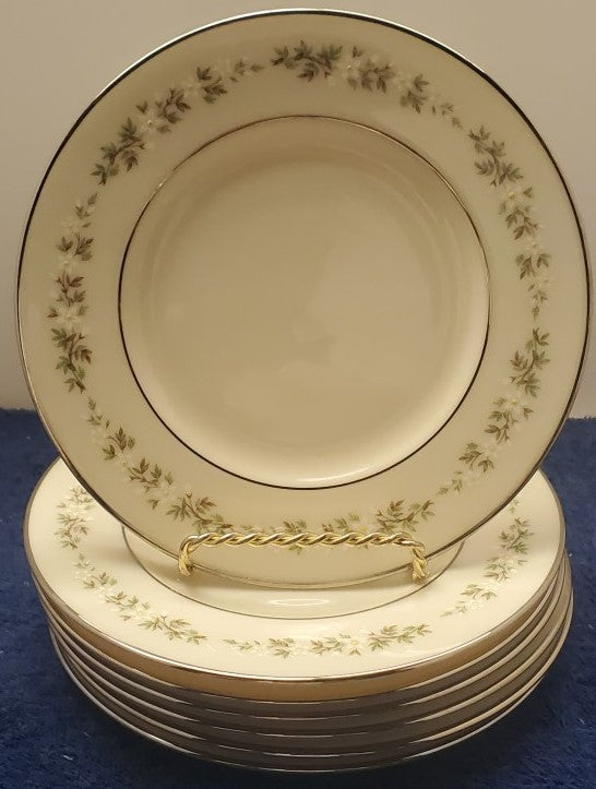 Set of 7 Lenox Brookdale Bread & Butter Plates LK –