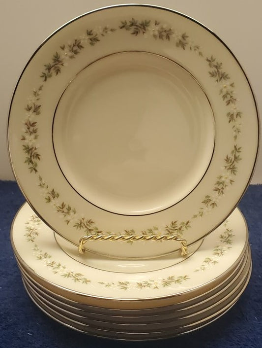 Set of 7 Lenox Brookdale Bread & Butter Plates LK
