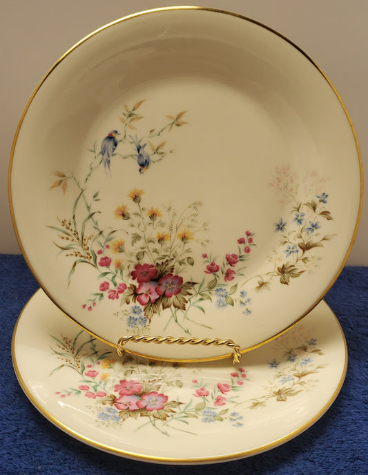 Set of 2 Minton Duet Bread & Butter Plates LK