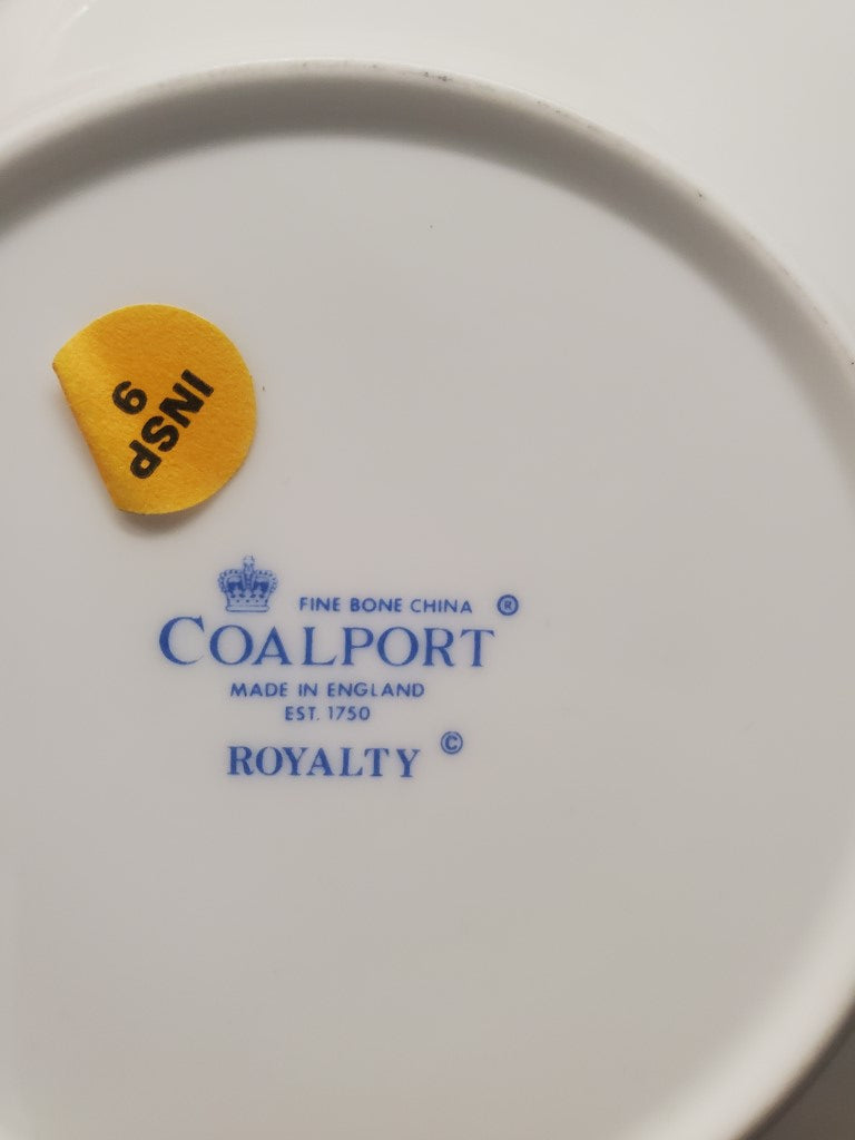 Set of 4 Coalport Royalty Cup & Saucer Sets LK