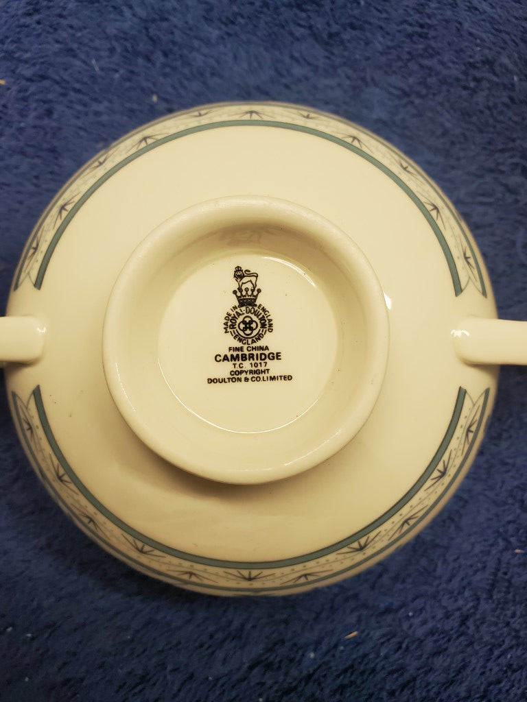 Set of 4 Royal Doulton Cambridge Cream Soup Cups LK
