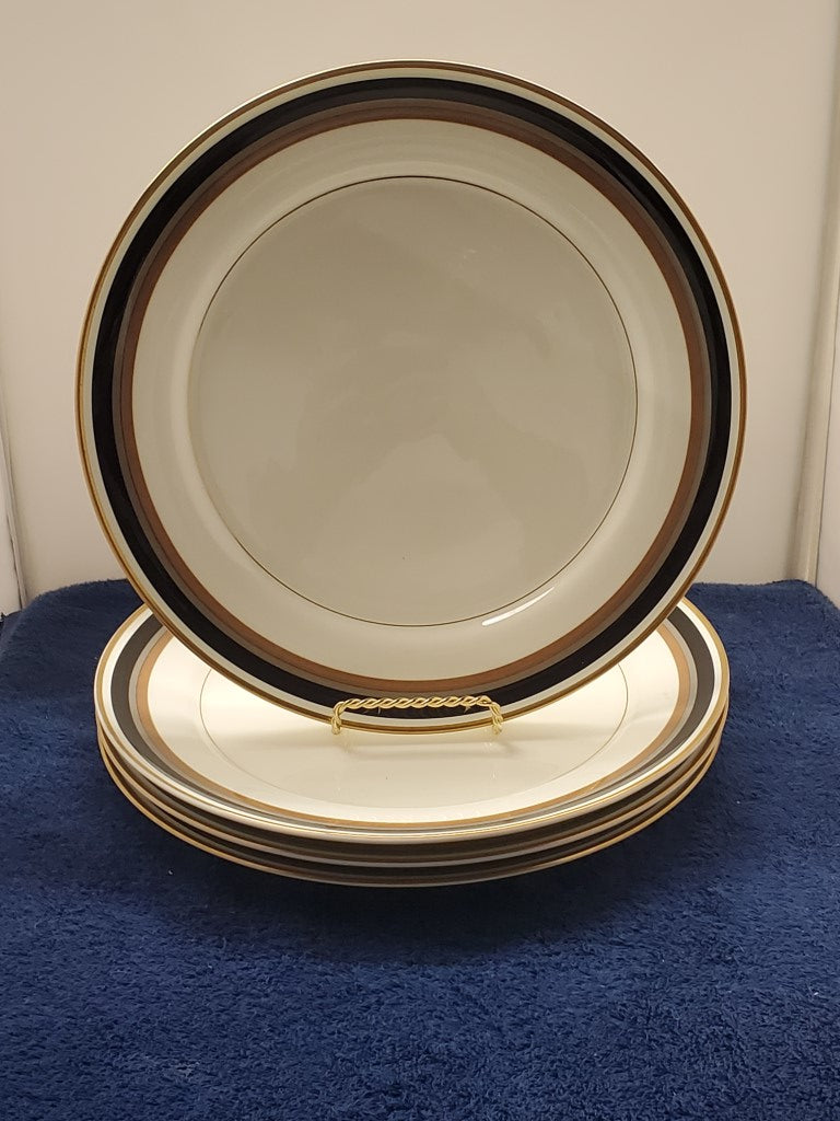 Set of 4 Mikasa Midas Dinner Plates LK