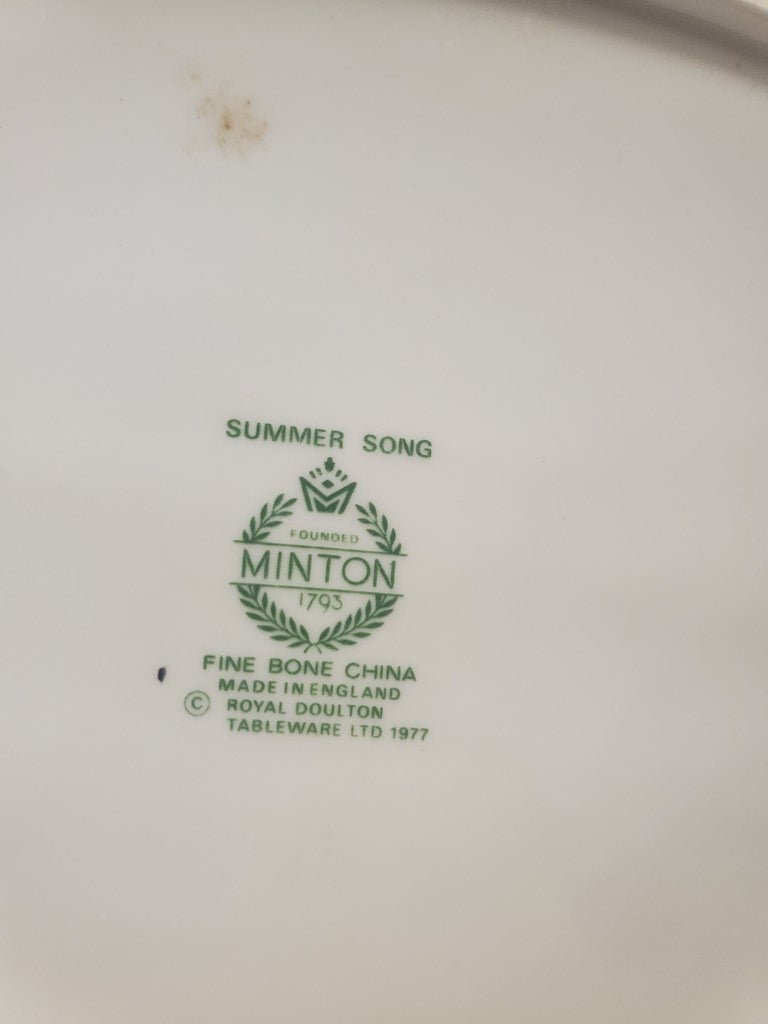 Minton Summer Song 13" Oval Serving Platter LK