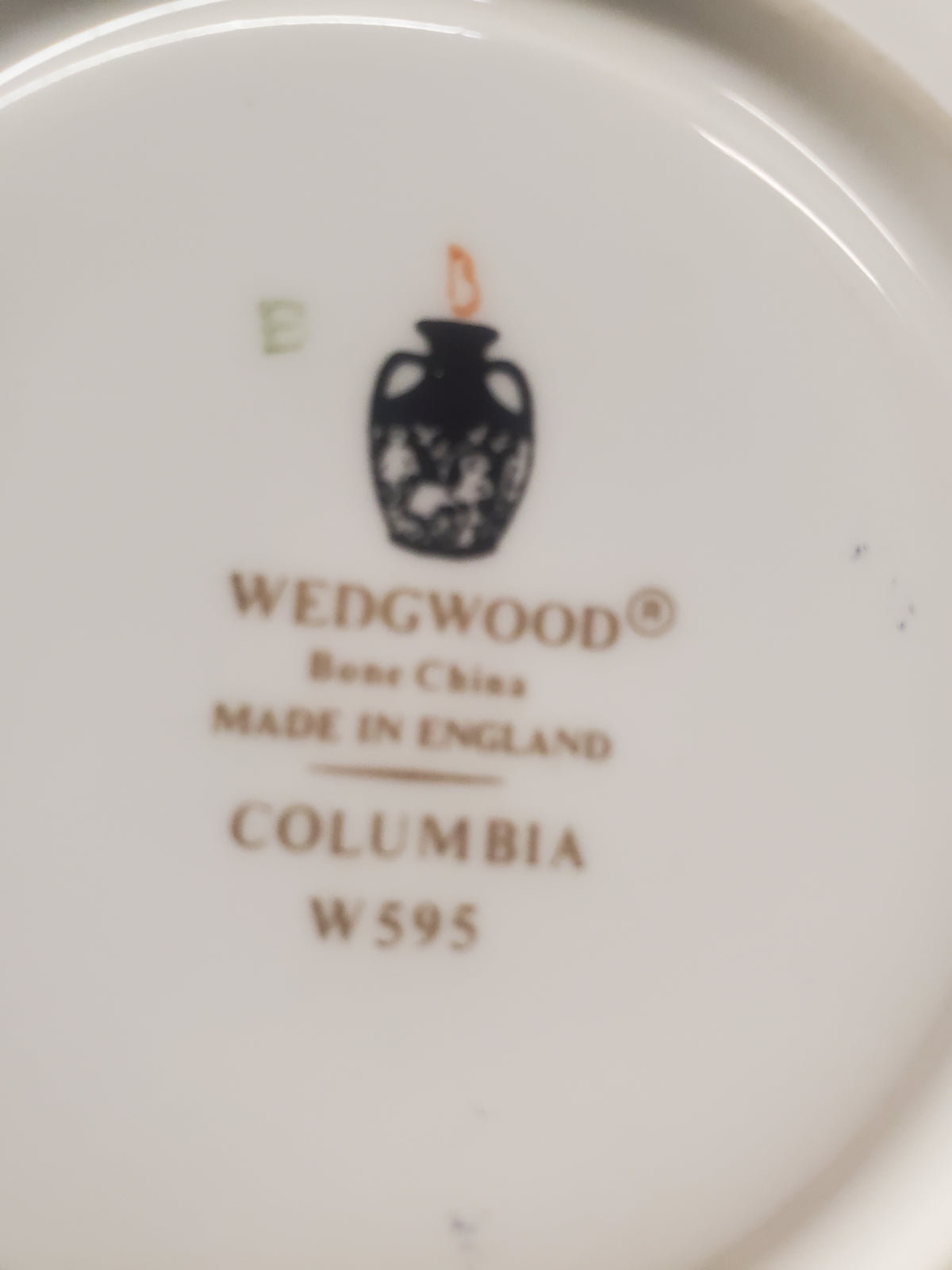 Set of 4 Wedgwood Columbia W595 Cup & Saucer Set (Leigh) LK