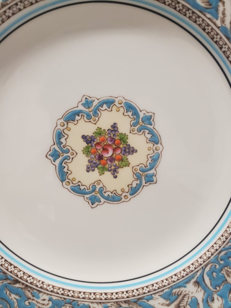 Set of 4 Wedgwood Florentine Turquoise (W2714) Fruit Dessert (Sauce) Bowls