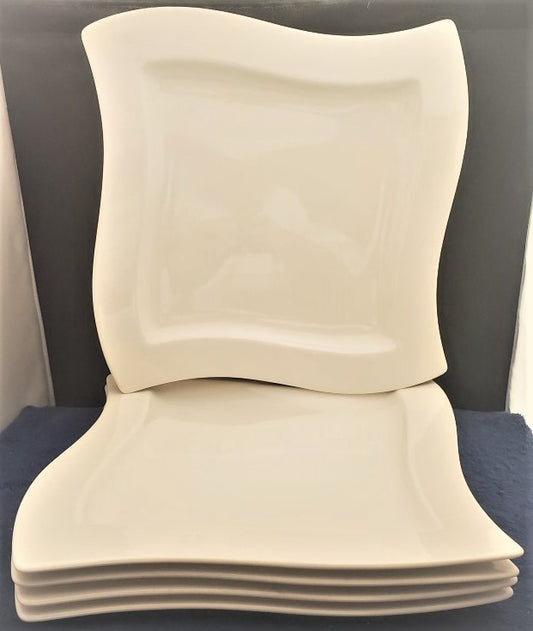 Set of 5 Villery & Boch New Wave Caffe Dinner Plates