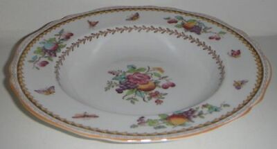 Set of 5 Spode Rockingham Rim Soup Bowls