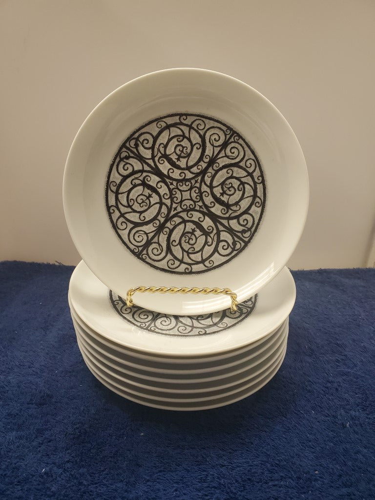 Set of 8 Noritake Esperanza Bread & Butter Plates LK