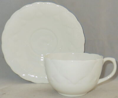 Set of 4 Wedgwood Oceanside Flat Cup & Saucer Sets
