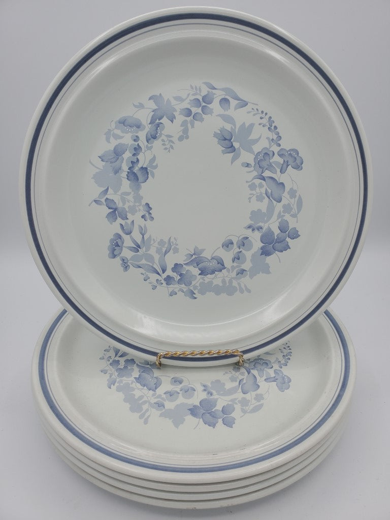 Set of 5 Royal Doulton Shadow Play Dinner Plates LK