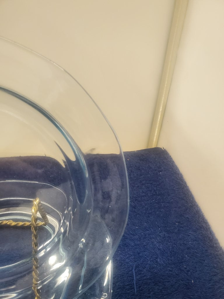 Set of 2 Depression Glass Fairfax Blue Salad Plates SASE102225