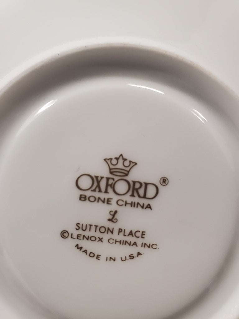 Set of 6 Oxford Sutton Place Cup & Saucer Sets LK