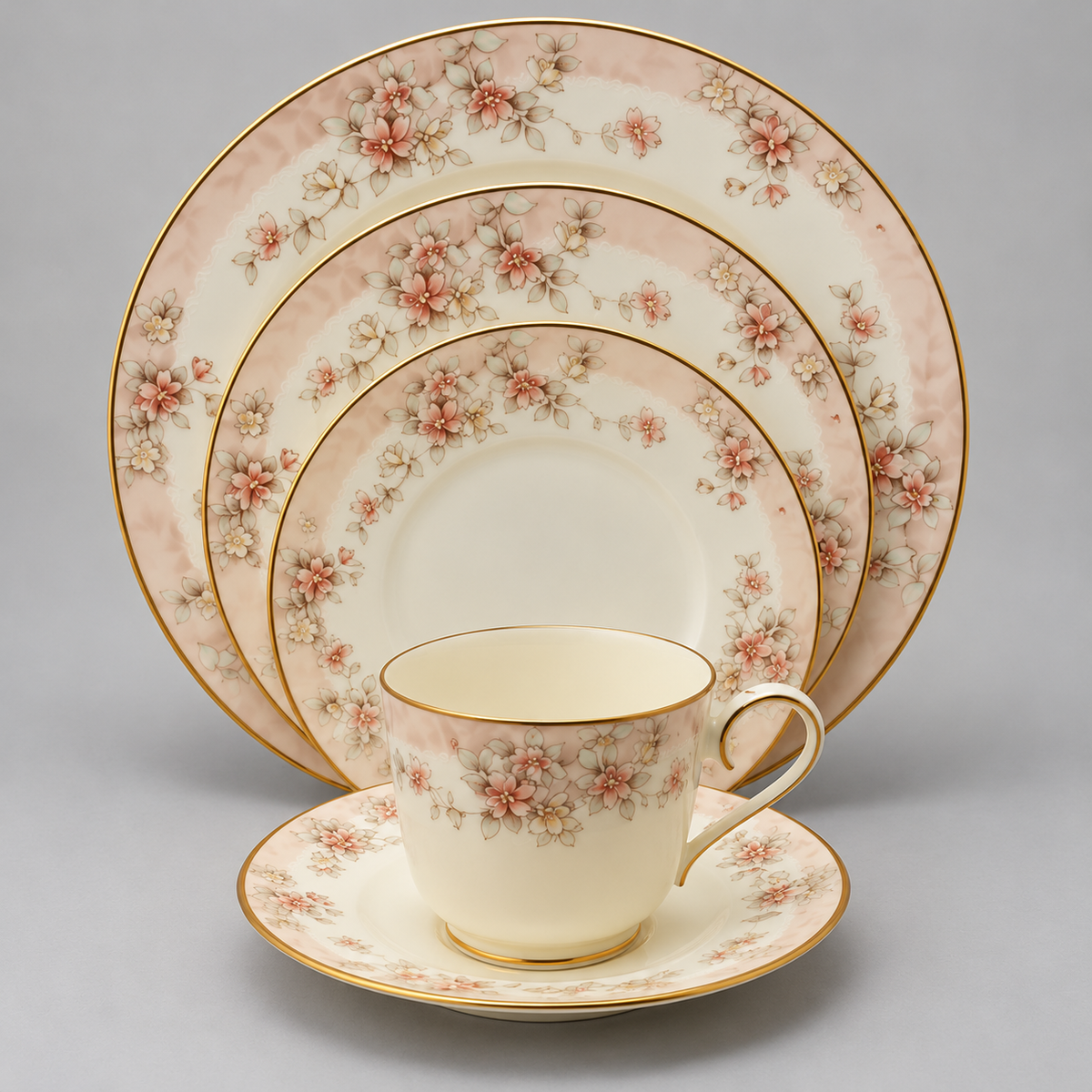 Noritake Parkhill 5 Piece Place Setting