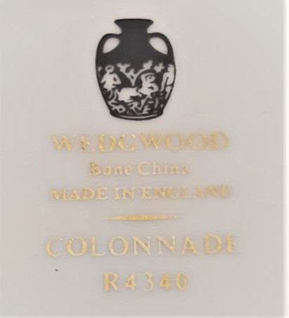 Wedgwood Colonnade Black Cream Soup Saucer