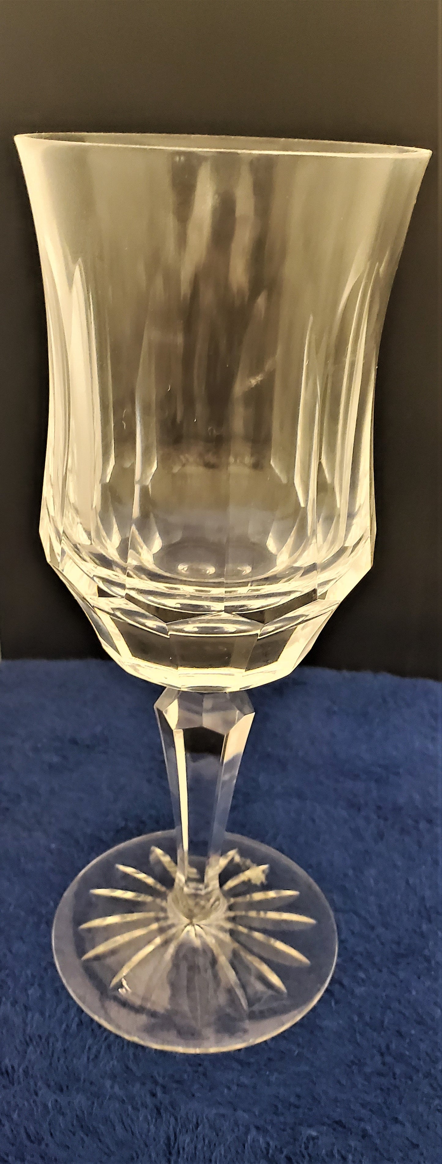 Set of 4 Galway Old Galway (Star Cut Foot) Water Goblets