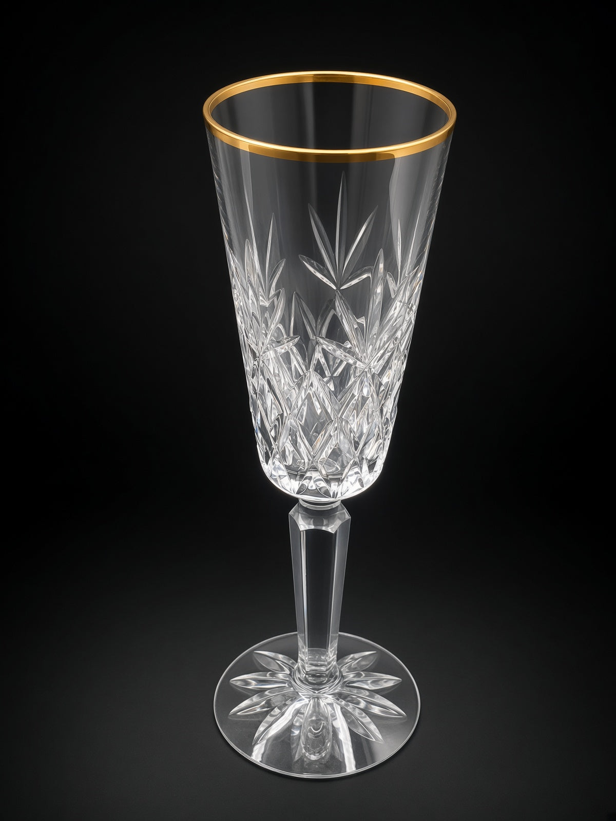 Set of 2 Lenox Charleston Gold Champagne Flutes LK
