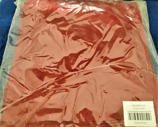 Bodrum Carlton Burgundy Napkin Pack of 6