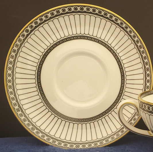Wedgwood Colonnade Black Cream Soup Saucer