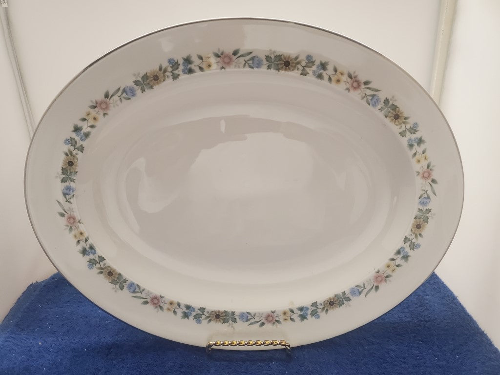 Royal Doulton Pastorale 13" Oval Serving Platter LK