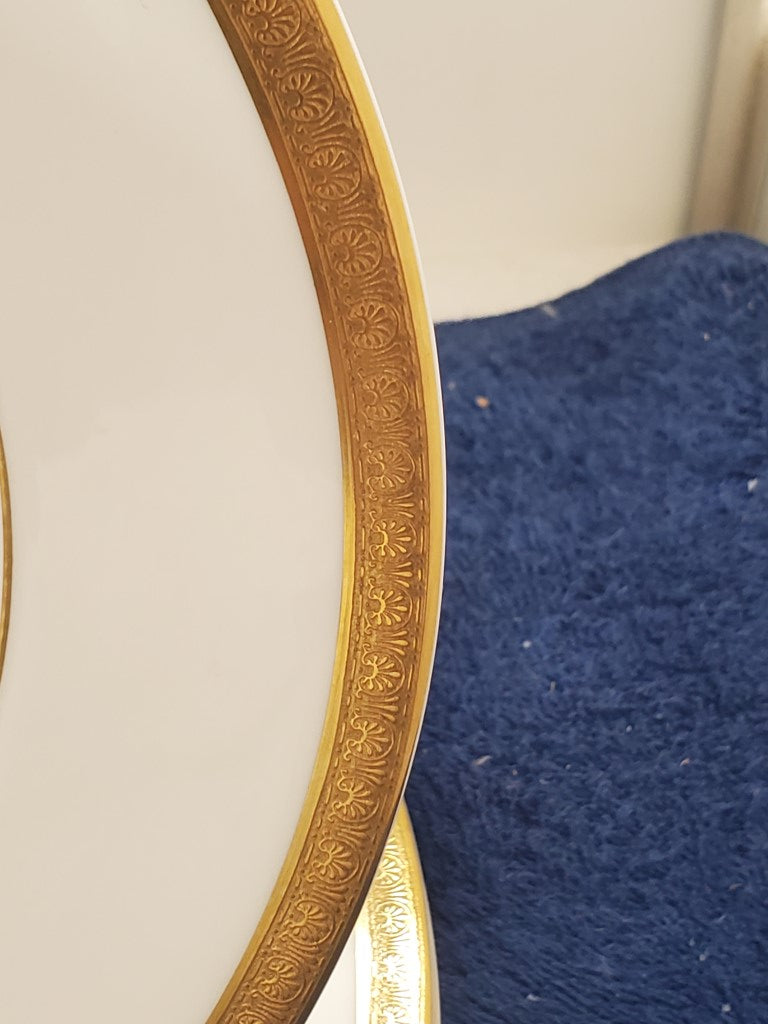 Set of 3 Royal Doulton Royal Gold Salad Plate?s LK
