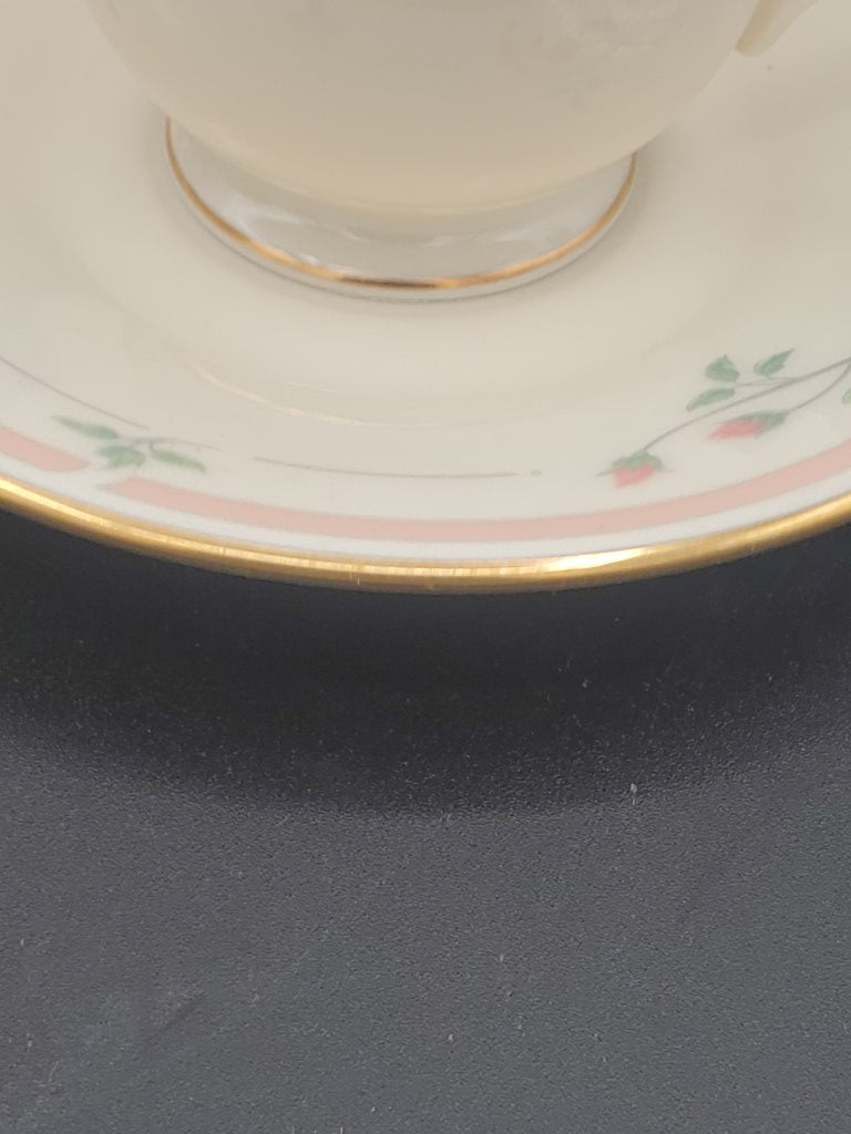 Set of 5 Lenox Rose Manor Cup & Saucer Sets LK