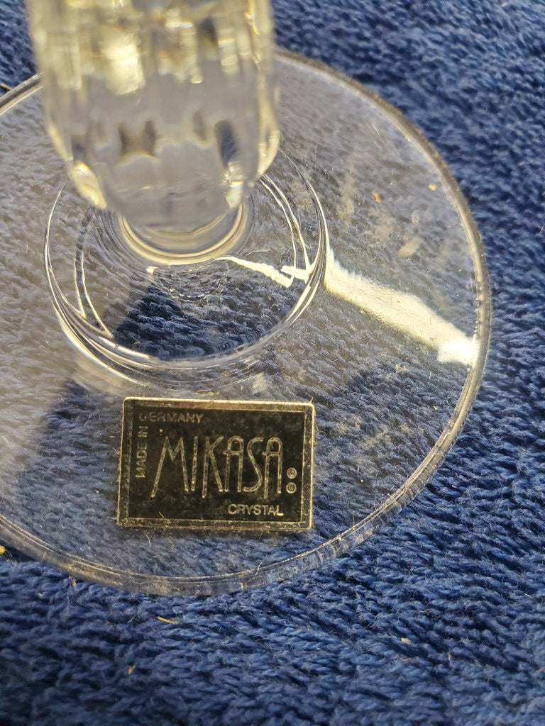 Set of 3 Mikasa Chambray Champagne Flutes LK