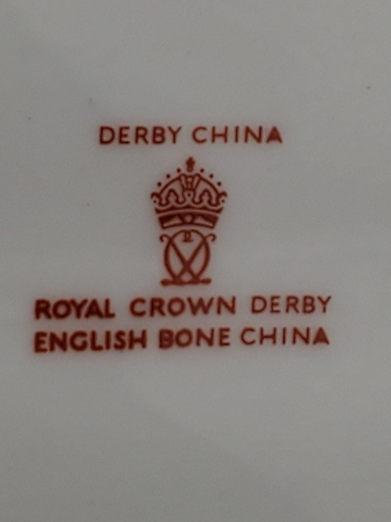 Royal Crown Derby Asian Rose (Duesbury Shape) 10" Oval Vegetable Bowl LK